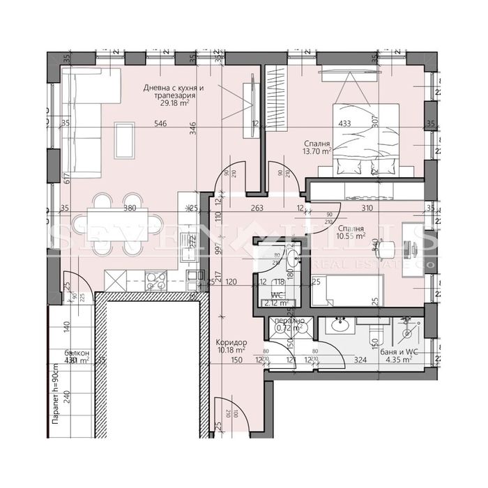 Продава се Тристаен апартамент в Пловдив, Христо Смирненски - 109 кв.м за 999 €/кв.м - Снимка #1