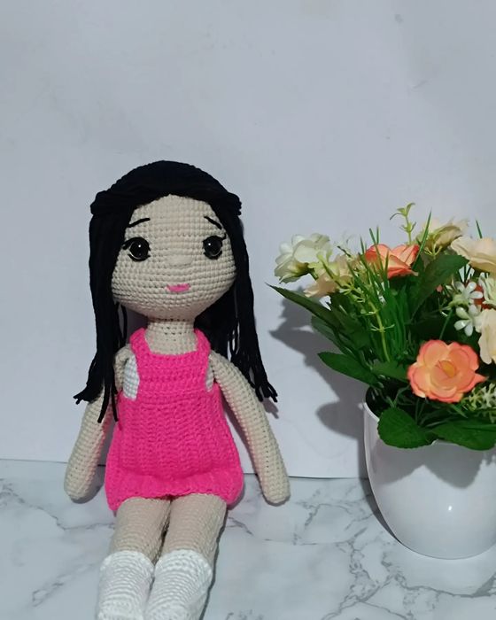 Кукла Ариша(вязаные игрушки)
