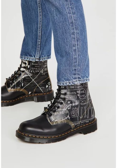 Дамски боти dr. Martens & Jean Michel Basquiat