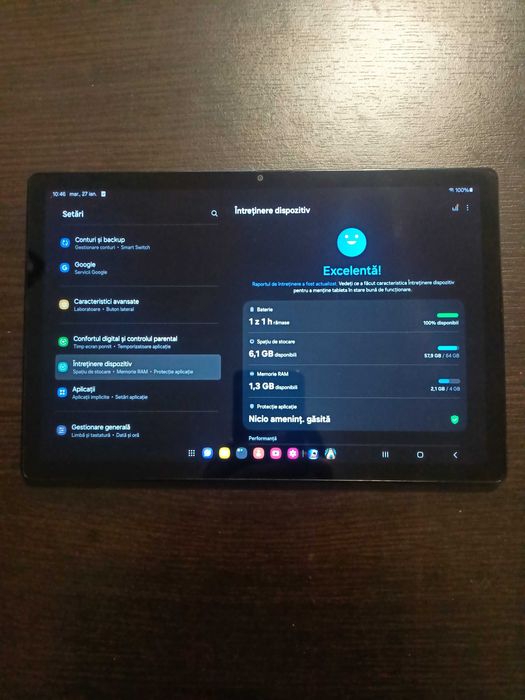 Tableta Samsung Galaxy Tab A8, 10.5", 4GB RAM, 64GB, WIFI, Auriu Rose