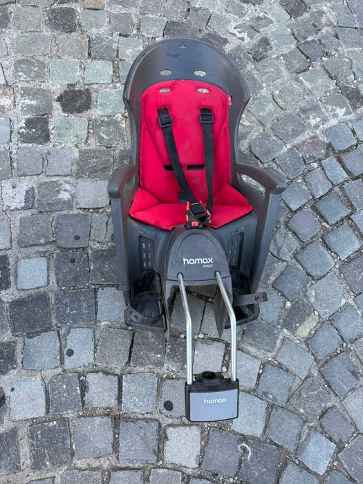 Scaun bicicletă pentru copii, cu prindere de cadru model HAMAX