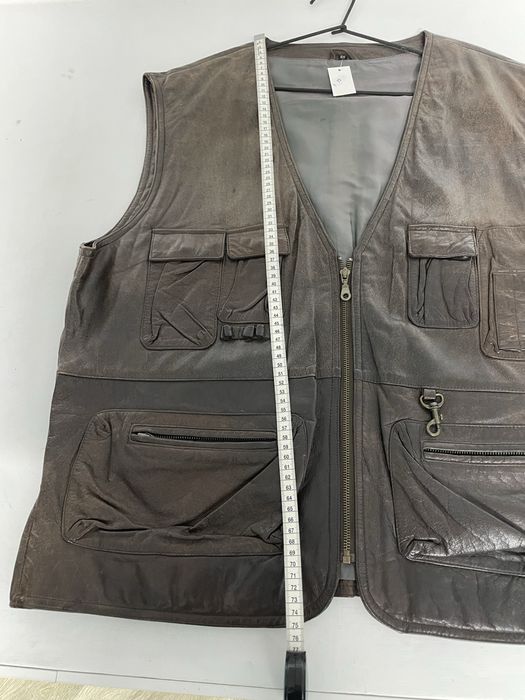 Vesta moto din piele XXL /60