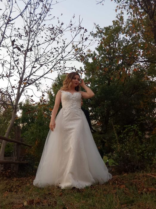 Rochie de mireasă, model 2 în 1