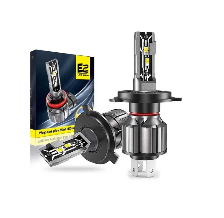 Диодни крушки без вентилатор Е2 H4 35W - 12V / LED ЛЕД
