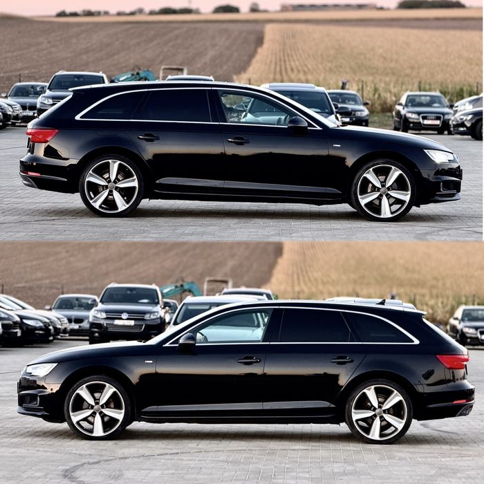 • Audi A4 B9 2017 • 2.0 Diesel 190 cp • Quattro / 3 x S-line • Parc Auto • RATE • Garanție •