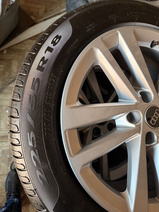Оригинальные диски Audi + шины Pirelli R18