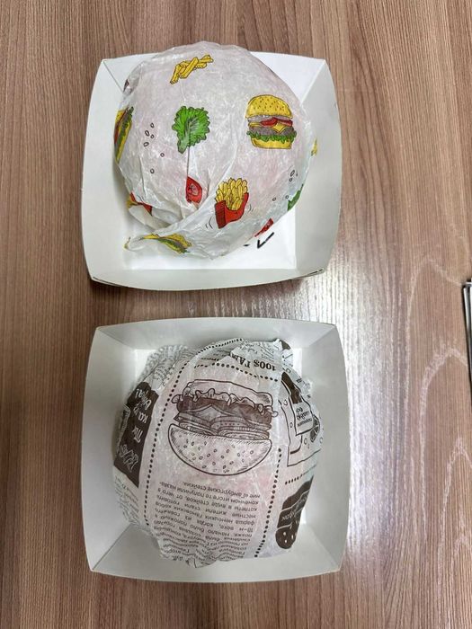 Упаковки под фри и бургеры