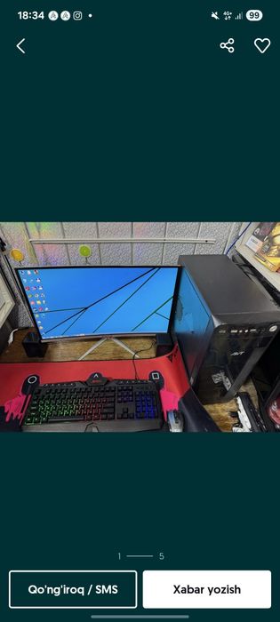 Kompyuter i3 holati idela oladiganlar tel qlila