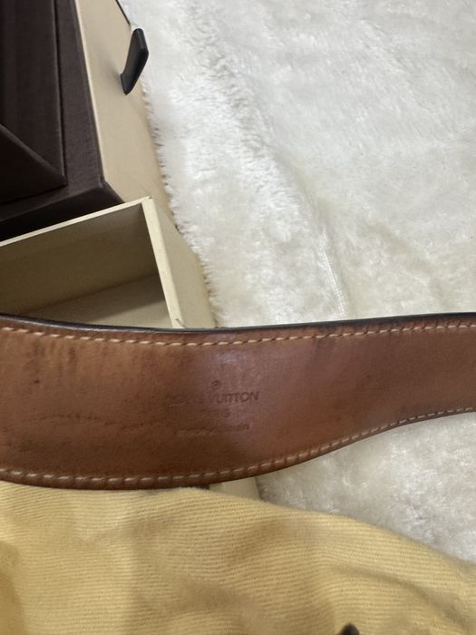 louis vuitton damier ebene ремень оригинал