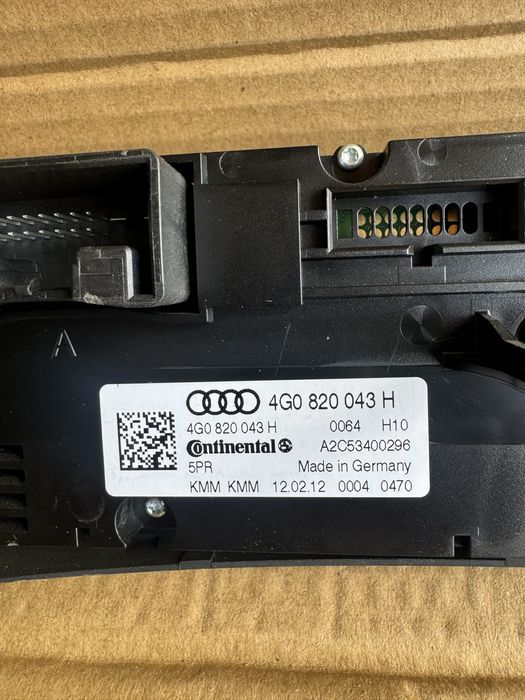 Panou clima / climatronic Audi A6 C7 / A7 4G cod 4G0820043H