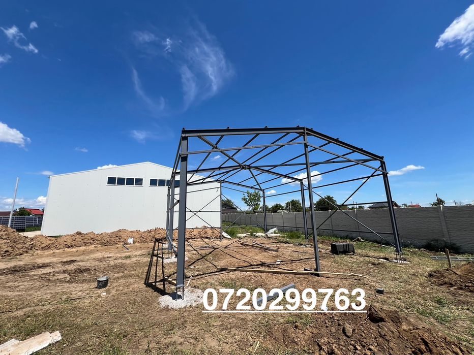 Vănd hala structură metalica cu dimesiunea de 8x15x4