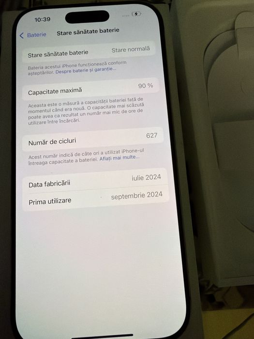 iPhone 16 Pro 128GB Desert | SCHIMB | Factura ALTEX | Garantie