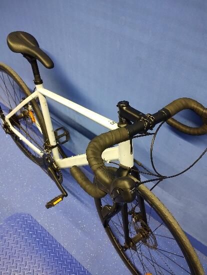 Bicicletă de șosea Rc120 Disc Gri - produs resigilat Decathlon