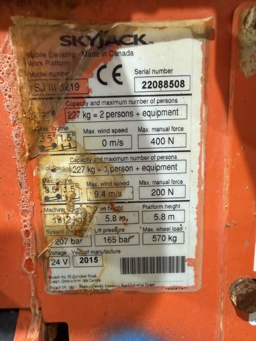 Nacela electrica 8 m