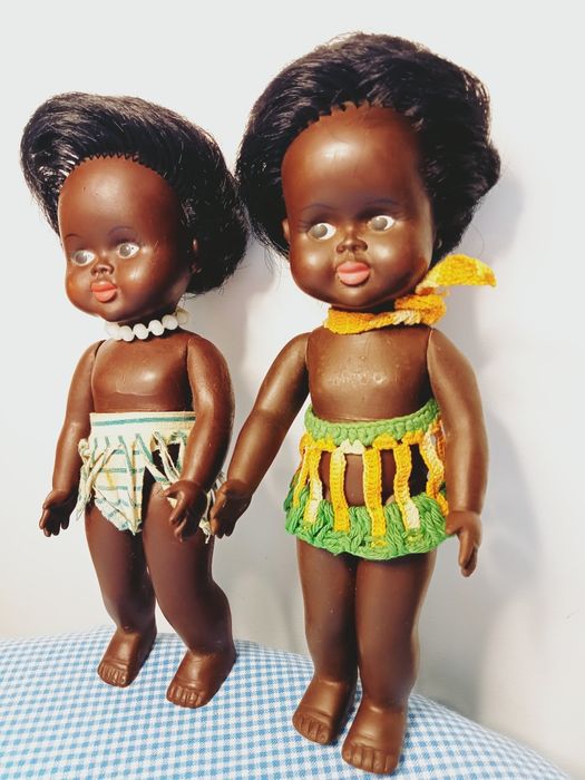 Păpușă Aradeanca Zumbi (negresa) ,vechi de colecție,Perioada Comunist