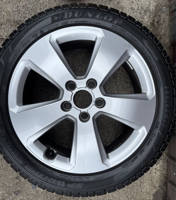 Jante 17 inchi+ Anvelope Audi A3 VW Skoda Seat 5x112