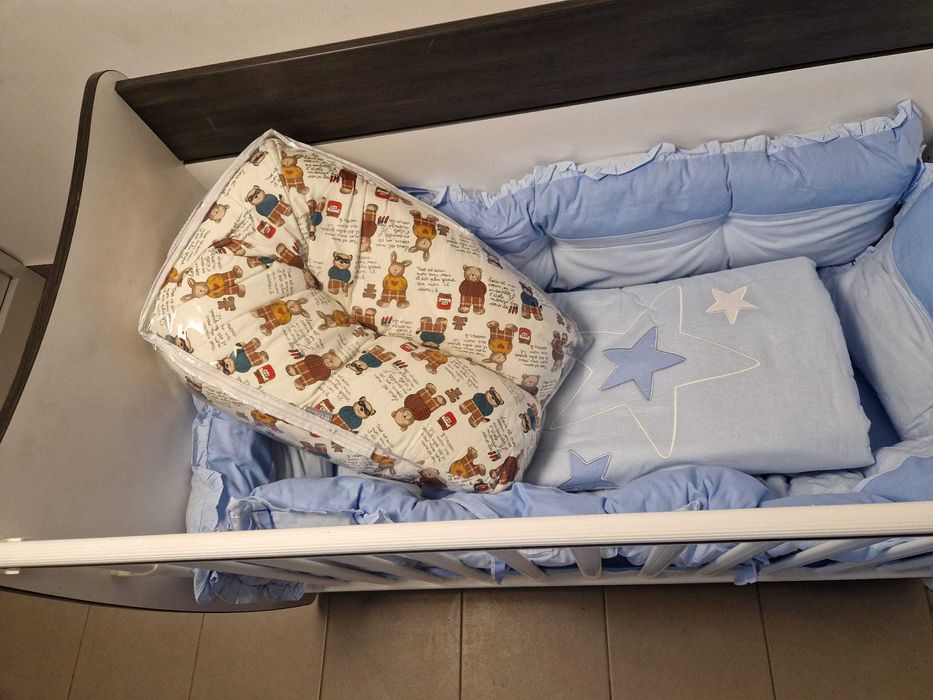 Pat bebe cu balansoar Dream 60x120 cm transformabil