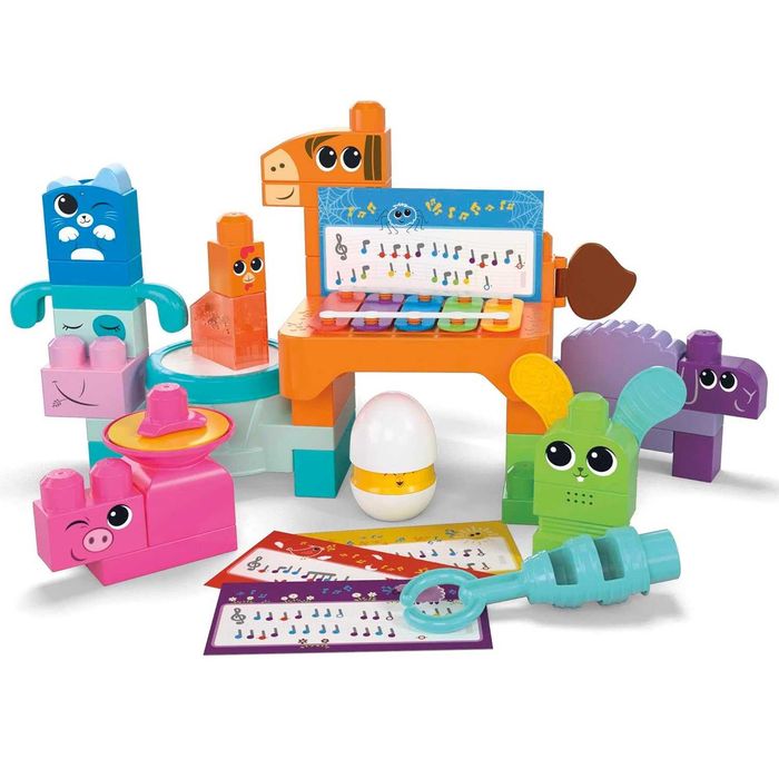 Музикален конструктор Mega Bloks Ферма 45 части