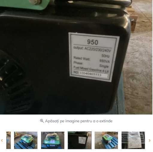 Generator curent  230 sau 380 , spalator  benzi , motopompa