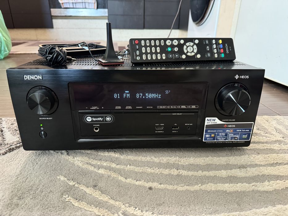 Denon AVR-X2400H комплект Качествен ресовър