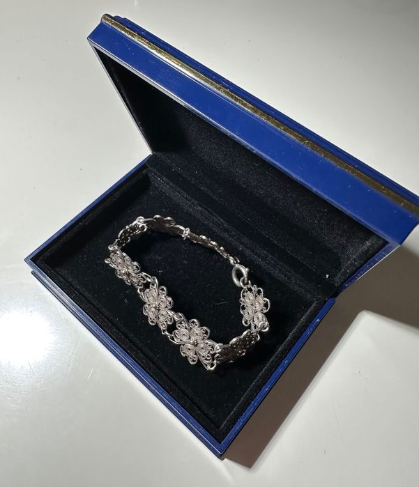 Brățară filigrană din argint pentru femei