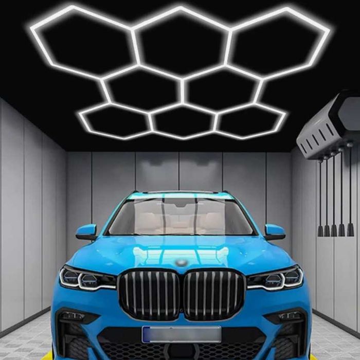 Iluminat LED HEXagonal HoneyComb 235x165cm configuram orice dimensiuni