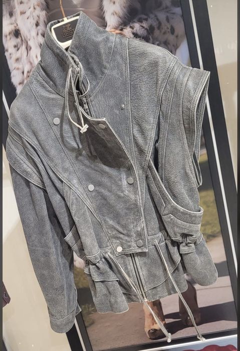 Geaca de piele stil Manokhi