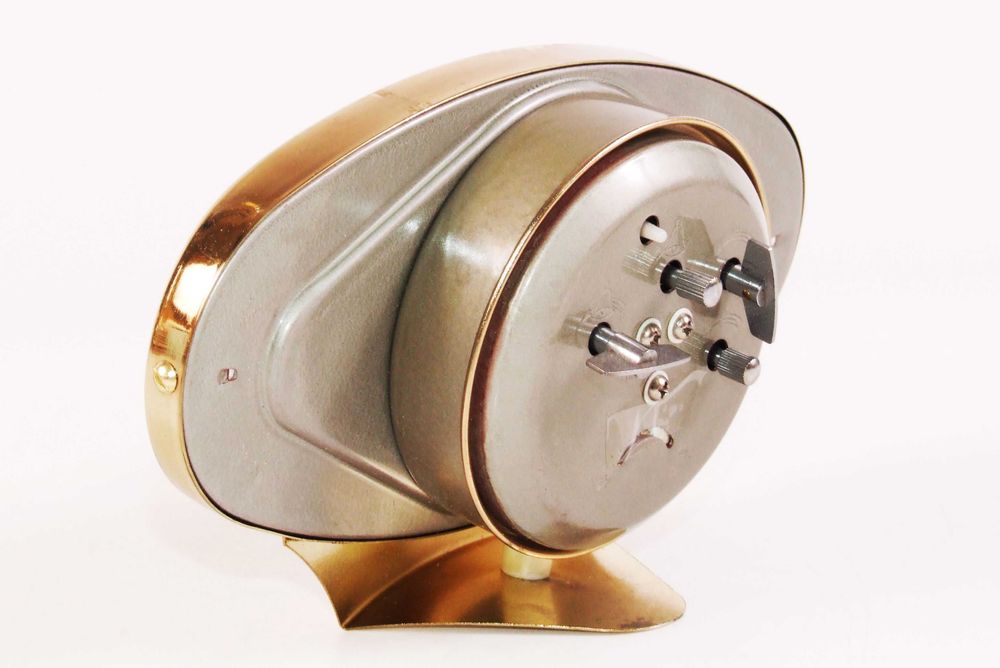 Ceas desteptator mecanic FIVE RAMS, secundar central, absolut NOU