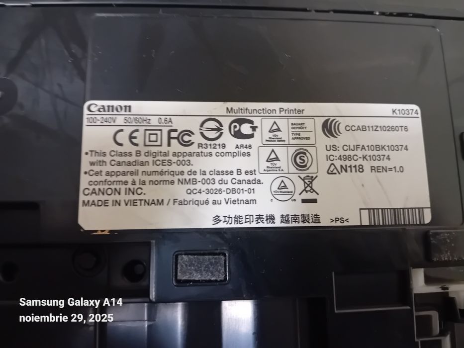 Vând imprimanta  CANON