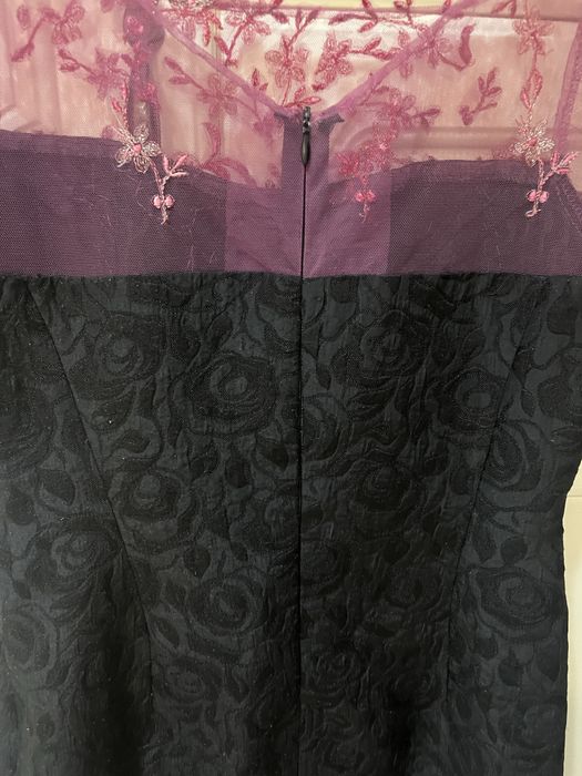 Rochie de ocazie lucrata la comanda, manual