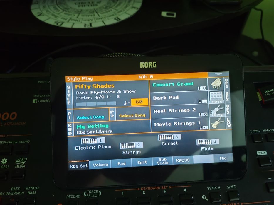 Korg pa 1000 în stare foarte bună! Preț fix!!!