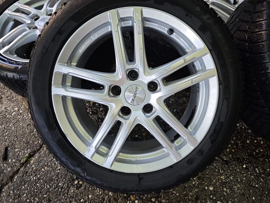 Set 4 jante aliaj Dezent TR Silver 17” 5x112 pentru Audi/VW/Skoda/Seat