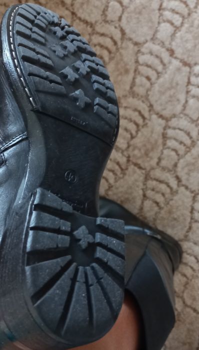 Промо цена! Дамски зимни ботуши от естествена кожа