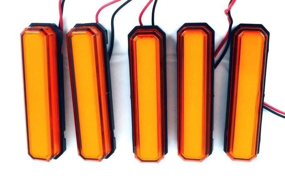 1бр. диодни LED Лед габарити НЕОН светлина 12-24V, 3 цвята
