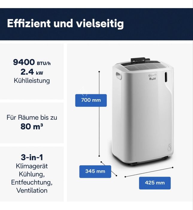Aparat mobil aer conditionat DeLonghi Pinguino