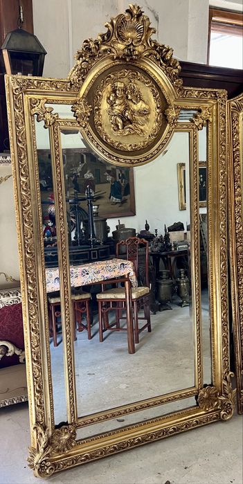 Oglindă aurie stil Baroc *** vintage / antic / vechi / retro ***