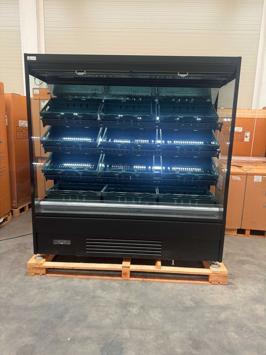 Vitrina Frigorifica pentru Legume Fructe/ 200x75x208cm/ NOU