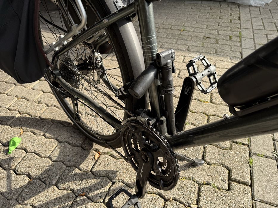 Bicicleta de oras echipata