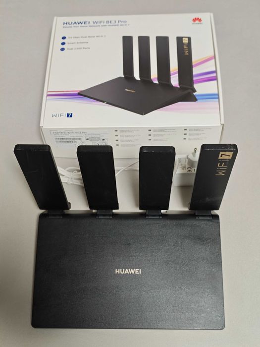 Huawei Wifi Be3 Pro, Wifi 7, 3.6 Gbit/s, смарт антена, бърз рутер