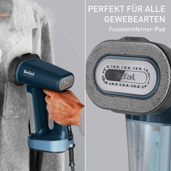 Вертикална Парна Ютия Уред за Гладене с Пара Tefal DT8755E0 Pure Force, 2 години Гаранция, Четка 3 в 1, Нова