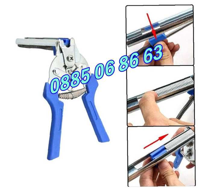 Клещи за връзване на колбаси, луканки, суджуци + 1200 скоби