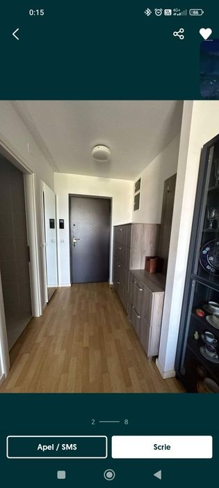 Închirierie Studio dublu cu parcare, bloc 2015, Pipera complet mobilat și utilat