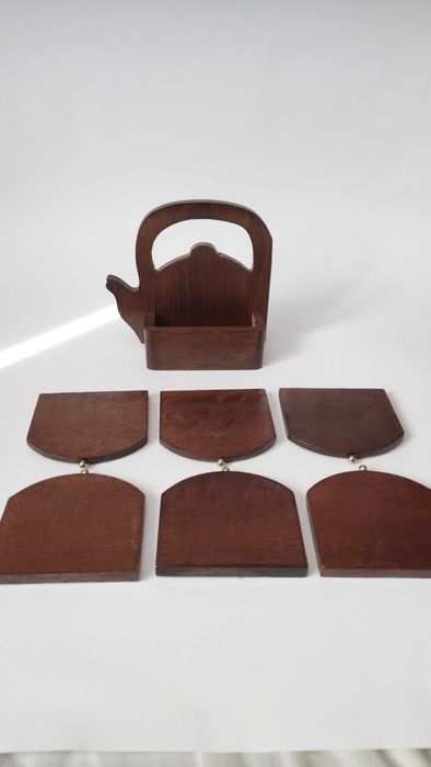 Винтидж комплект поставки за чаши+стойка