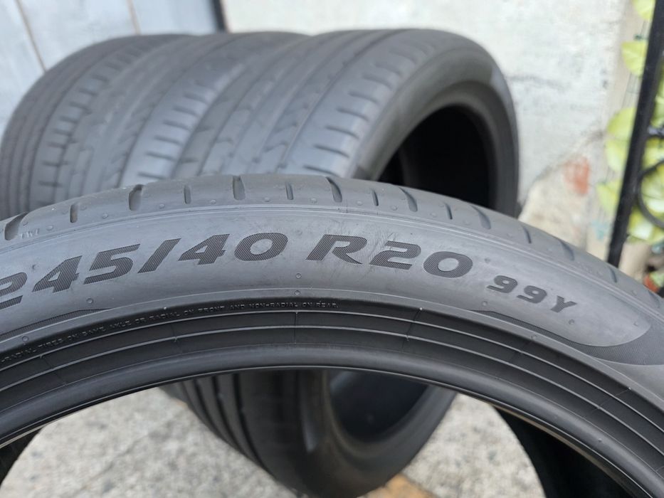 Vand patru anvelope de vara pirelli p zero  245 40 20 /  275 35 20 dot 3224