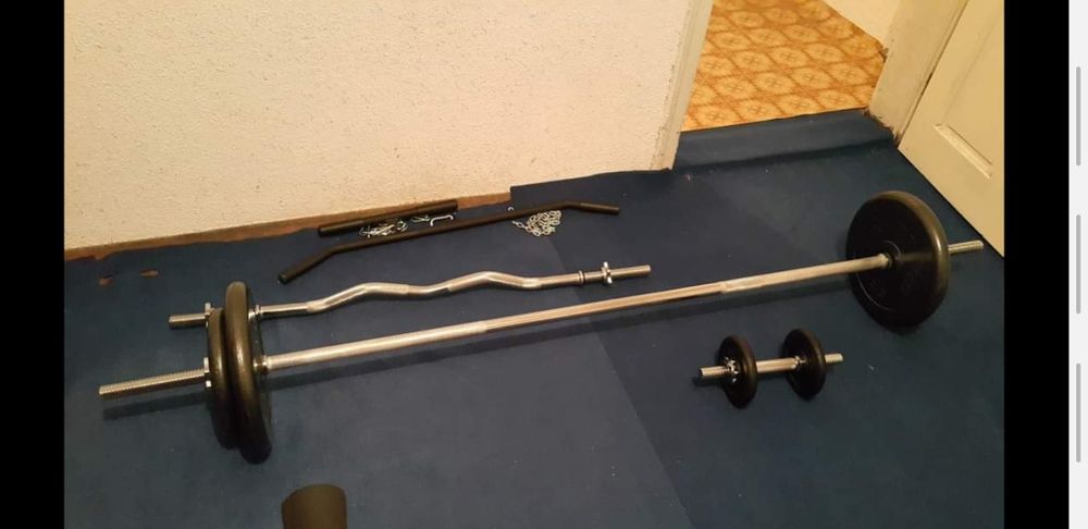 Усилена лежанка и оборудване за фитнес Бартер