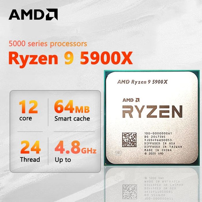 Ryzen 9 5900x  3.7ghz