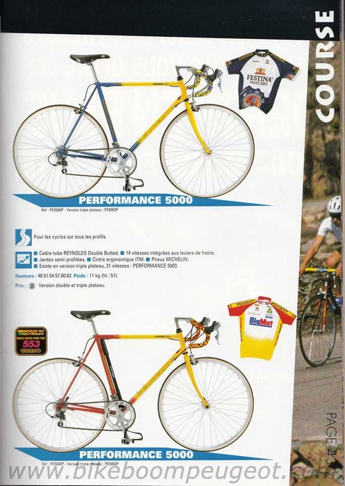 Bicicleta Cursiera Peugeot Performance 500