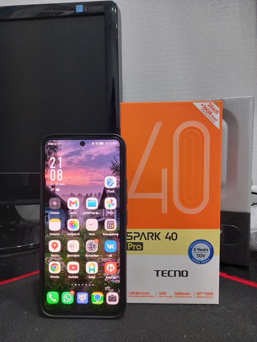 Tecno Spark 40 pro 16/256