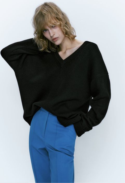 Pantaloni din stofa Massimo Dutti