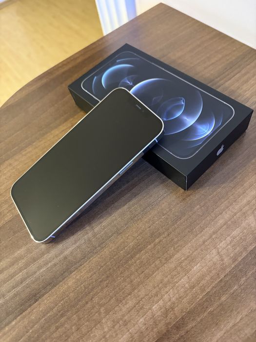 Iphone 12 pro max, alb, 128 gb.
